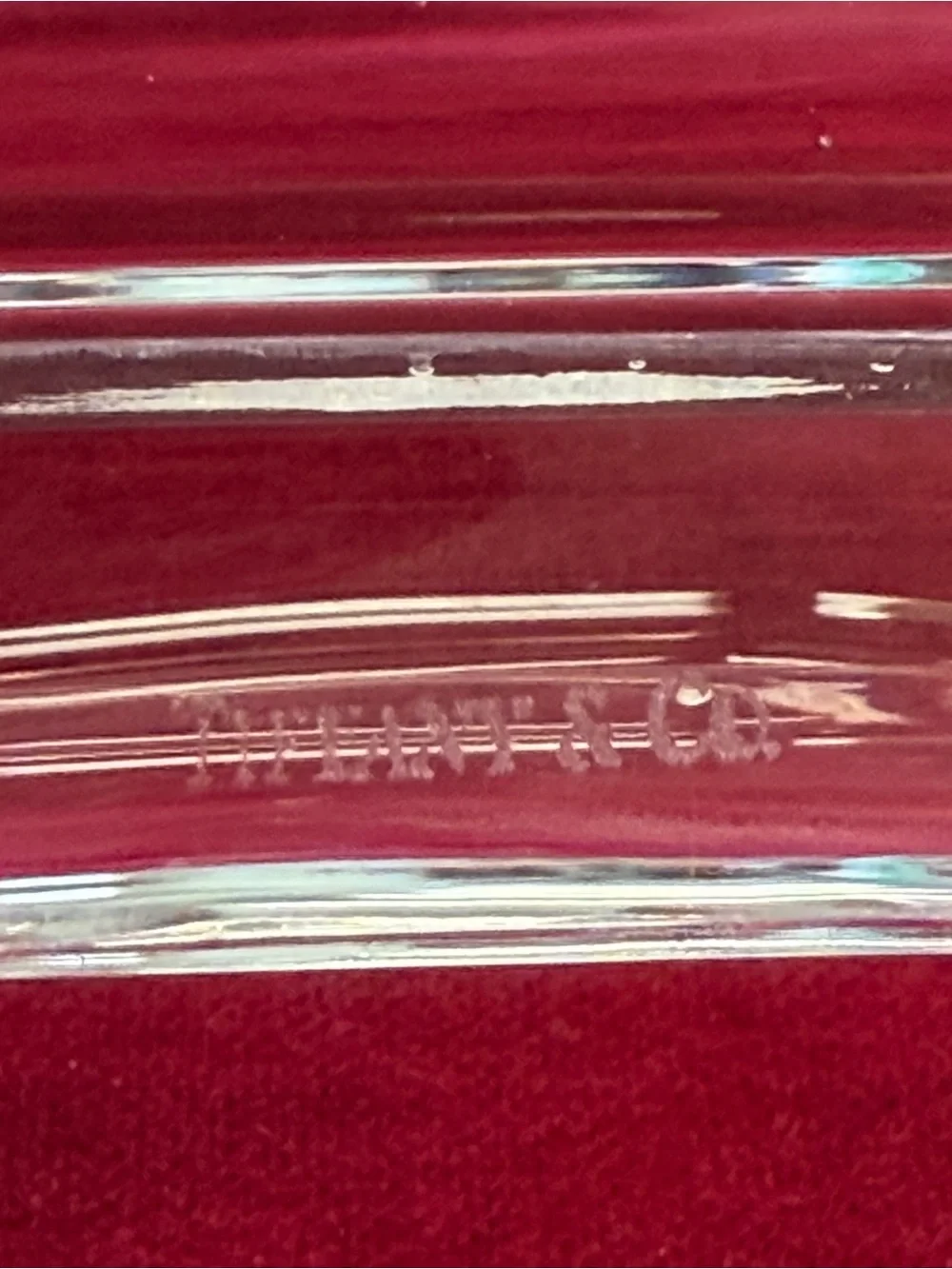 Authentic Tiffany & Co. Plymouth Crystal Candlestick Holders - Pair
